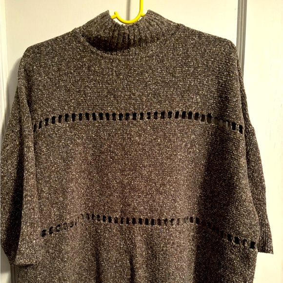 French Connection eyelet sweater mid sleeve - Picture 2 of 2